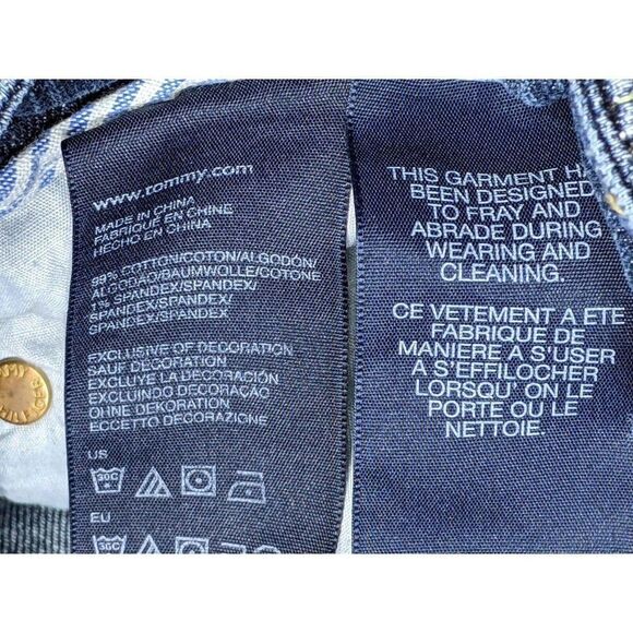 (3/$35) Tommy Hilfiger American Hope Classic Rise Bootcut Denim Blue Jeans - Picture 6 of 12